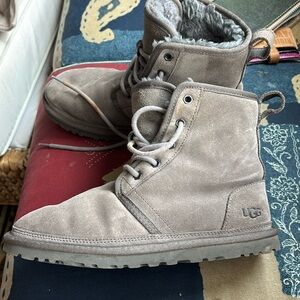 Ugg Neumal high top boots 
Light grey
